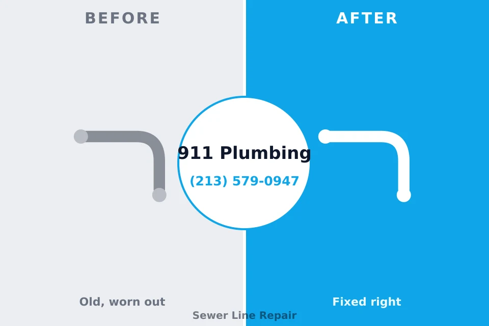Before and after: plumbing company Taylor Creek, FL